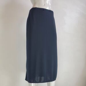 Vintage 90's Banana Republic Black Midi Skirt